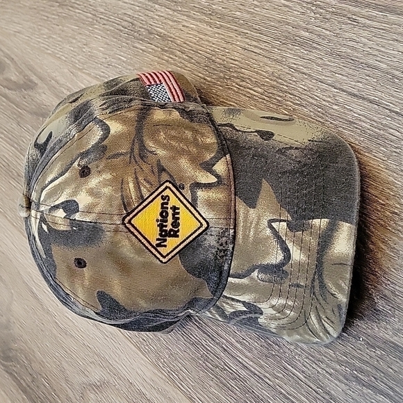 Vintage Camo Nations Rent Hat - Picture 1 of 10